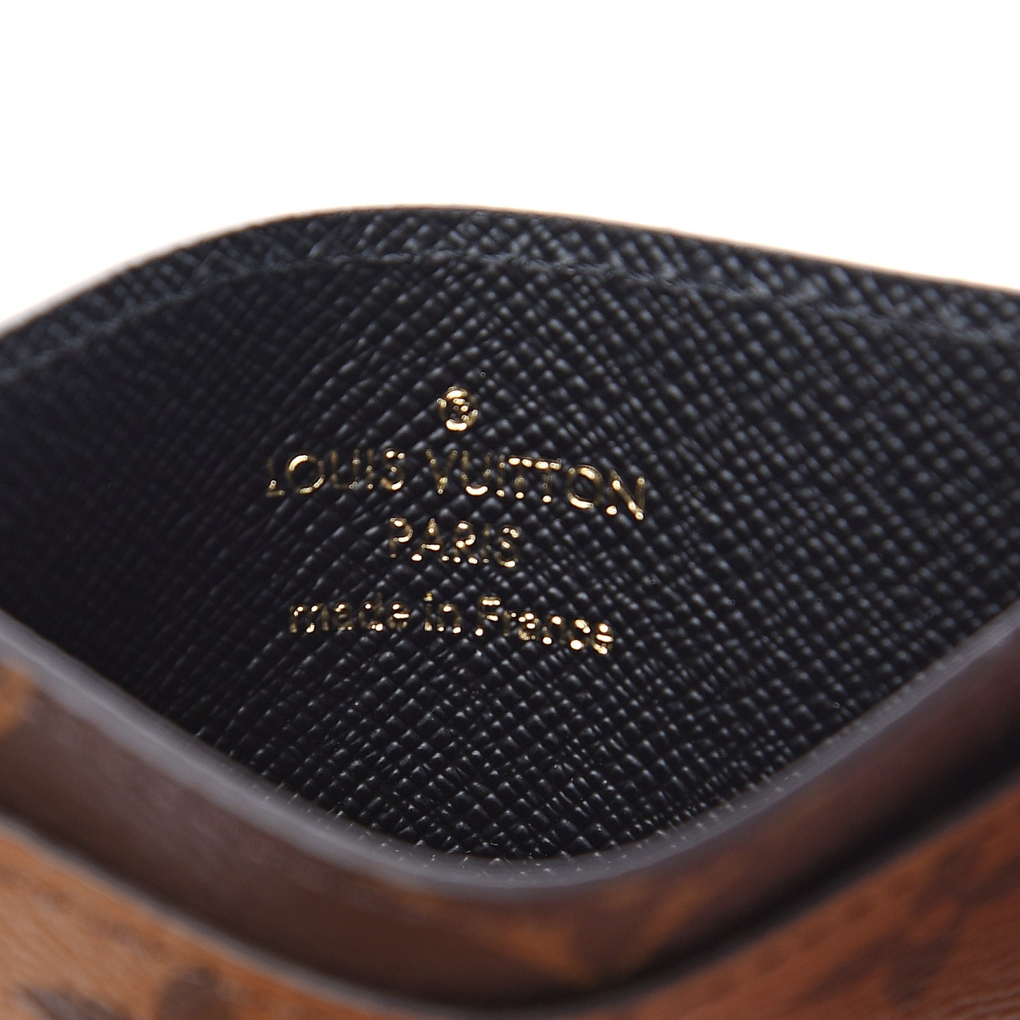 Reverse Monogram Card Holder