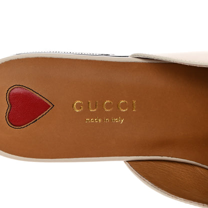 Gucci Calfskin Web Womens Peyton GG Slippers 36.5 Mystic White 7 of 15