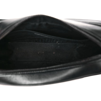 Saint Laurent Calfskin Matelasse Monogram Monochrome Lou Camera Bag Black 5 of 9