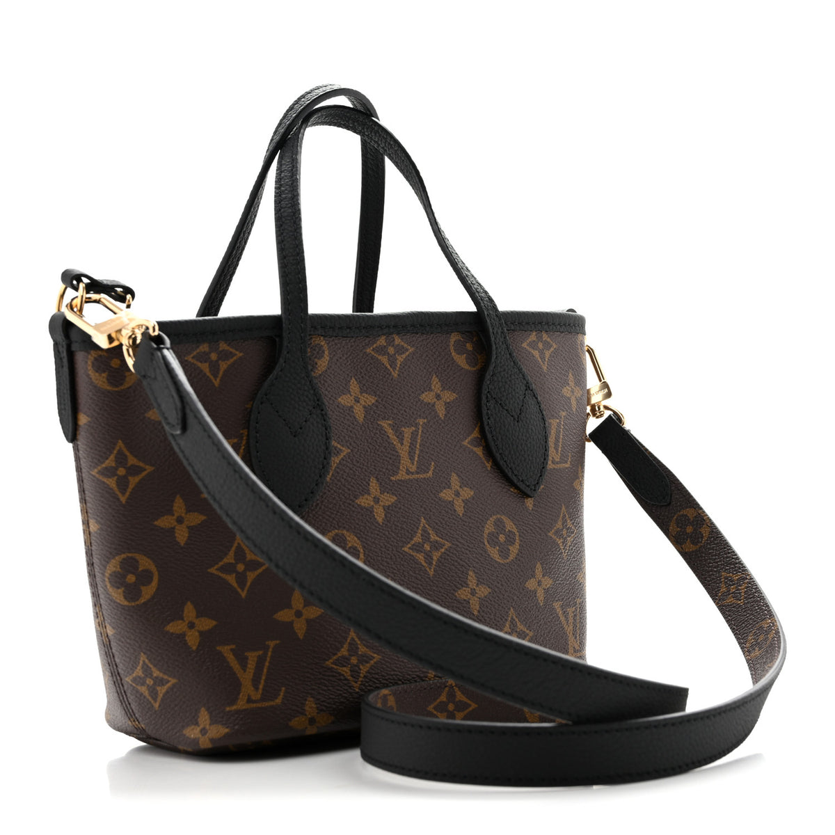 Louis Vuitton Monogram Neverfull Inside Out Bandouliere BB Black 4 of 10