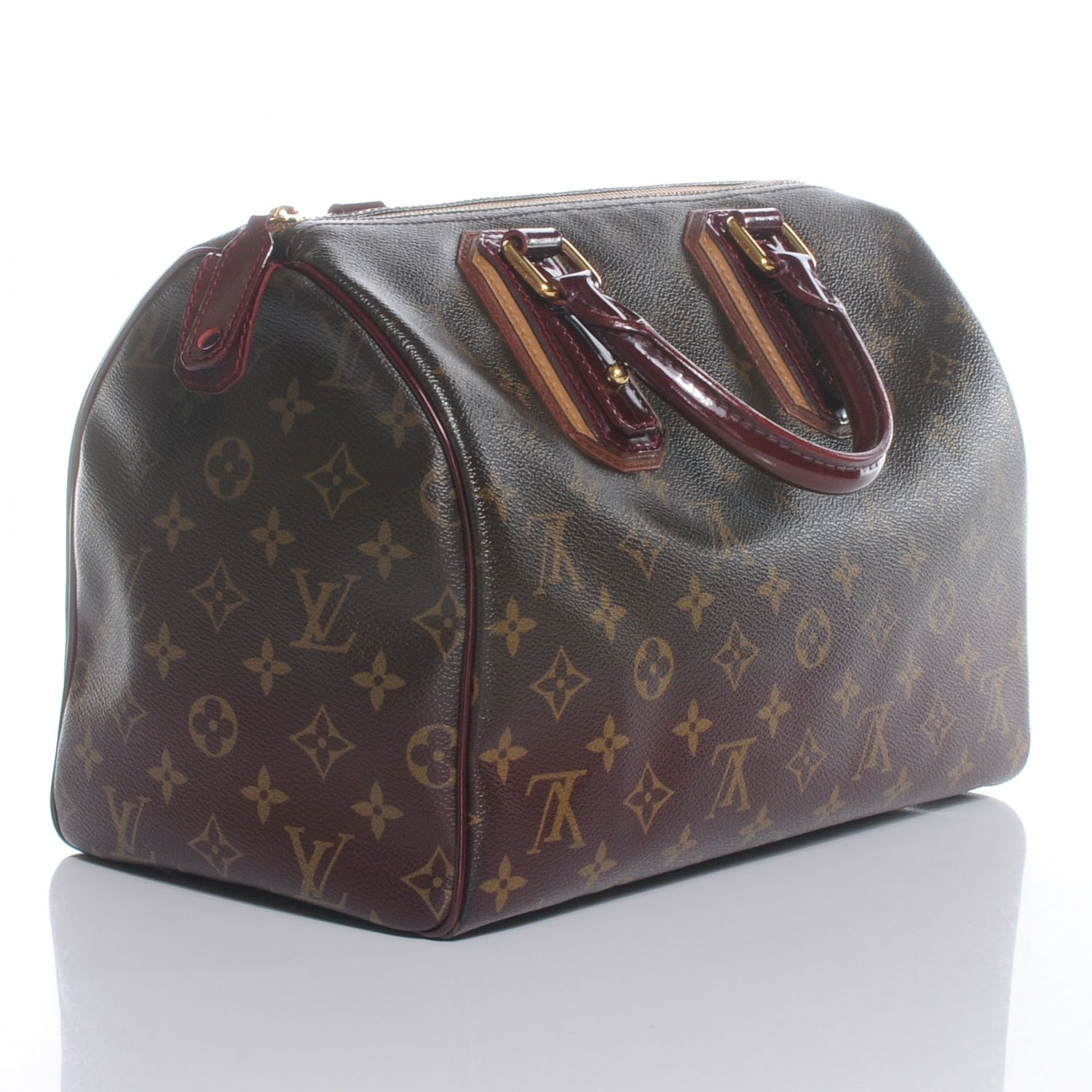 Louis Vuitton Monogram Mirage Speedy 30 Bordeaux 3 of 7