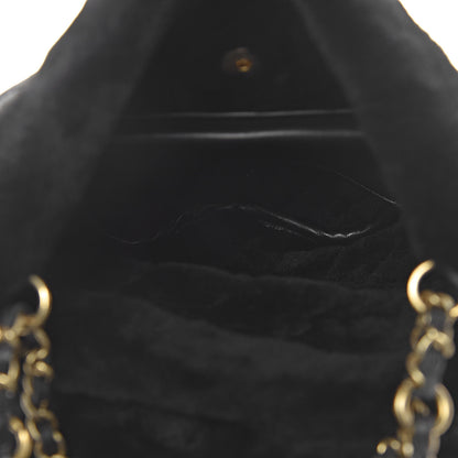 Chanel Lambskin Shearling Quilted CC Backpack Black 5 of 9