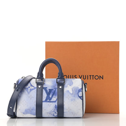 Louis Vuitton Monogram Watercolor Keepall XS Blue 11 of 11