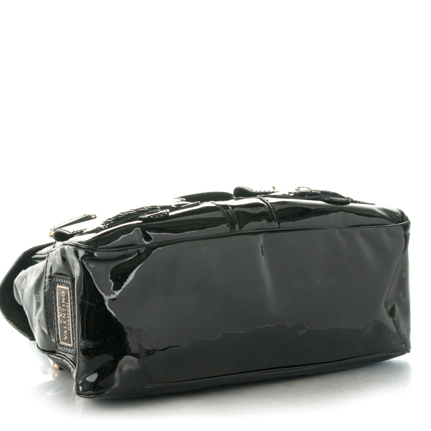 Valentino Garavani Patent Large Histoire Black 4 of 7