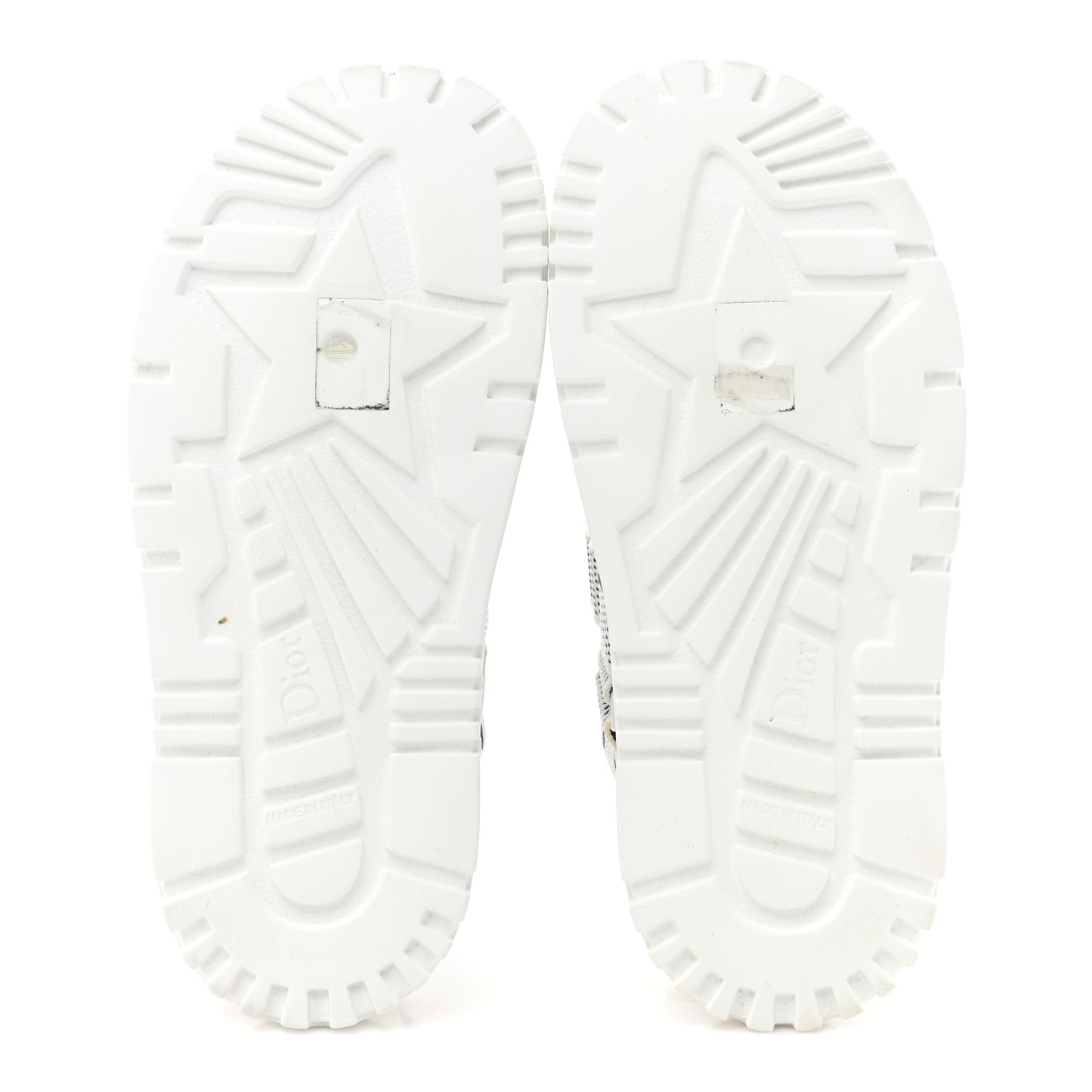 Technical Knit Jute Dioract 10mm Sandals 37.5 White Black