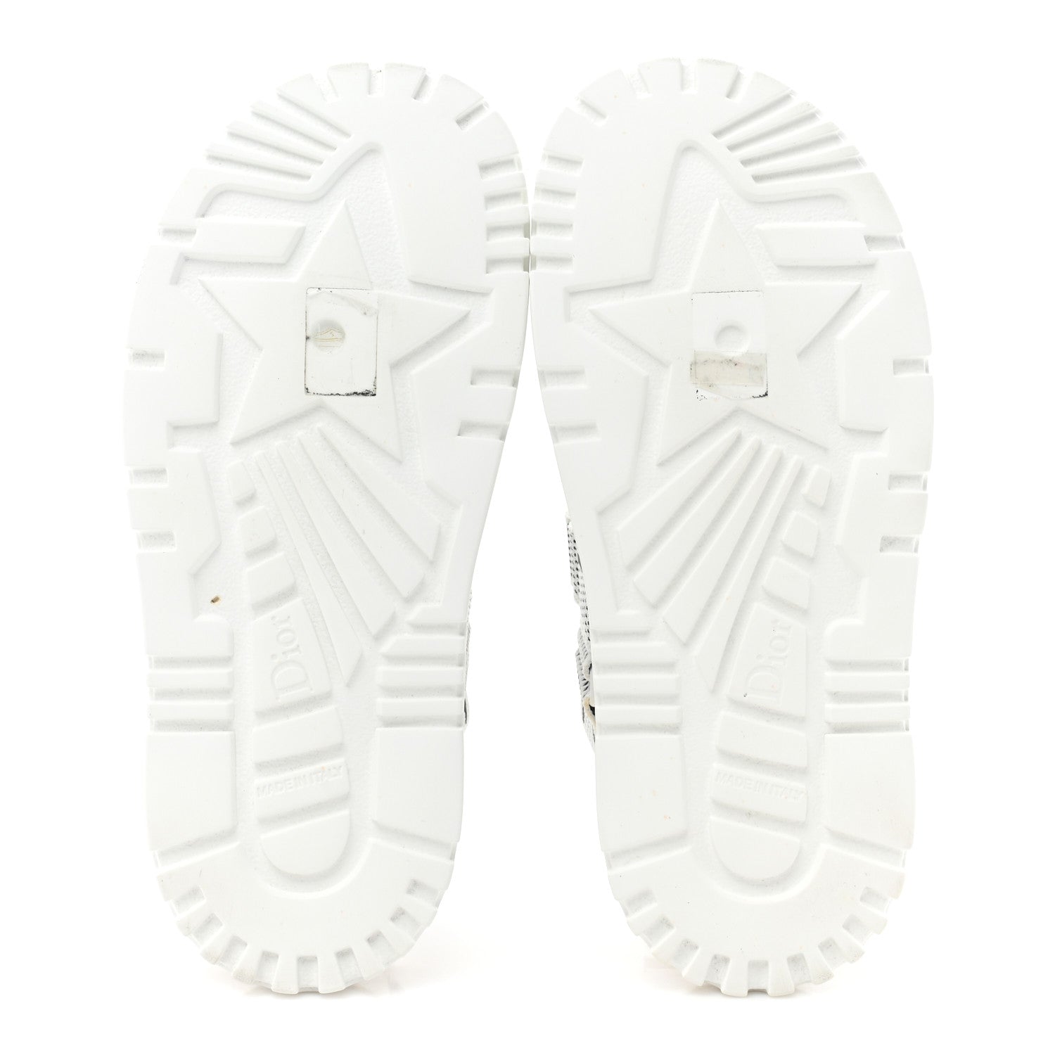 Christian Dior Technical Knit Jute Dioract 10mm Sandals 37.5 White Black 5 of 9