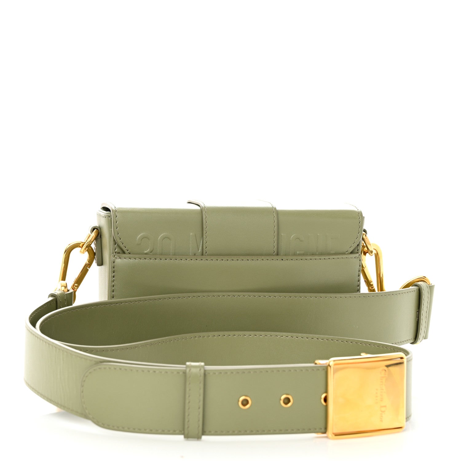 Christian Dior Box Calfskin 30 Montaigne Box Bag Mint Green 3 of 16