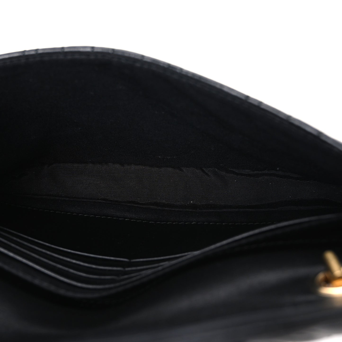 Calfskin Quilted Gancini Mini Bag Black