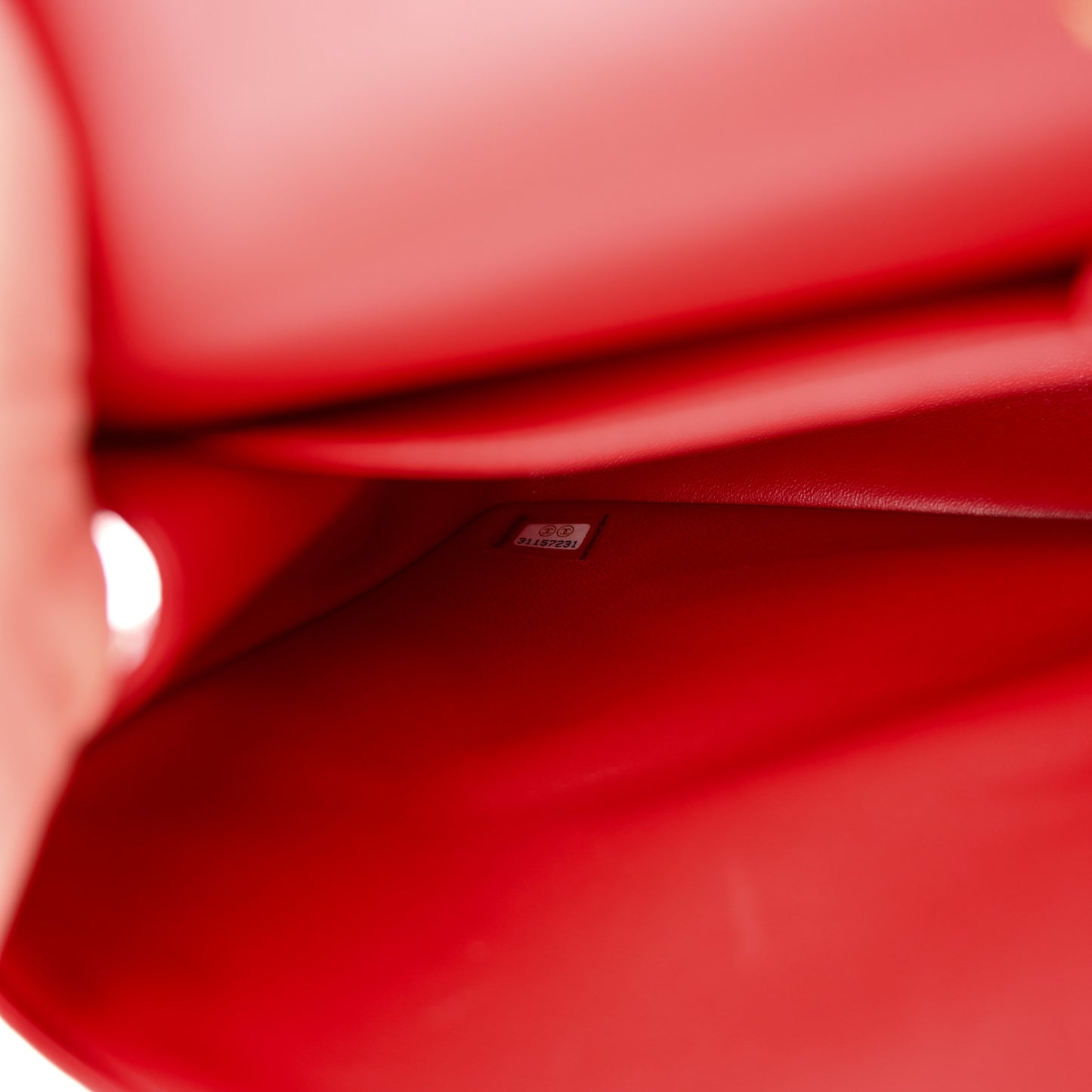 Caviar Quilted Jumbo Double Flap Red