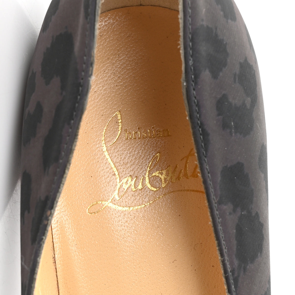 Christian Louboutin Nylon Reflex Leopard Pigalle Follies 100 Pumps 36 Multi 8 of 9