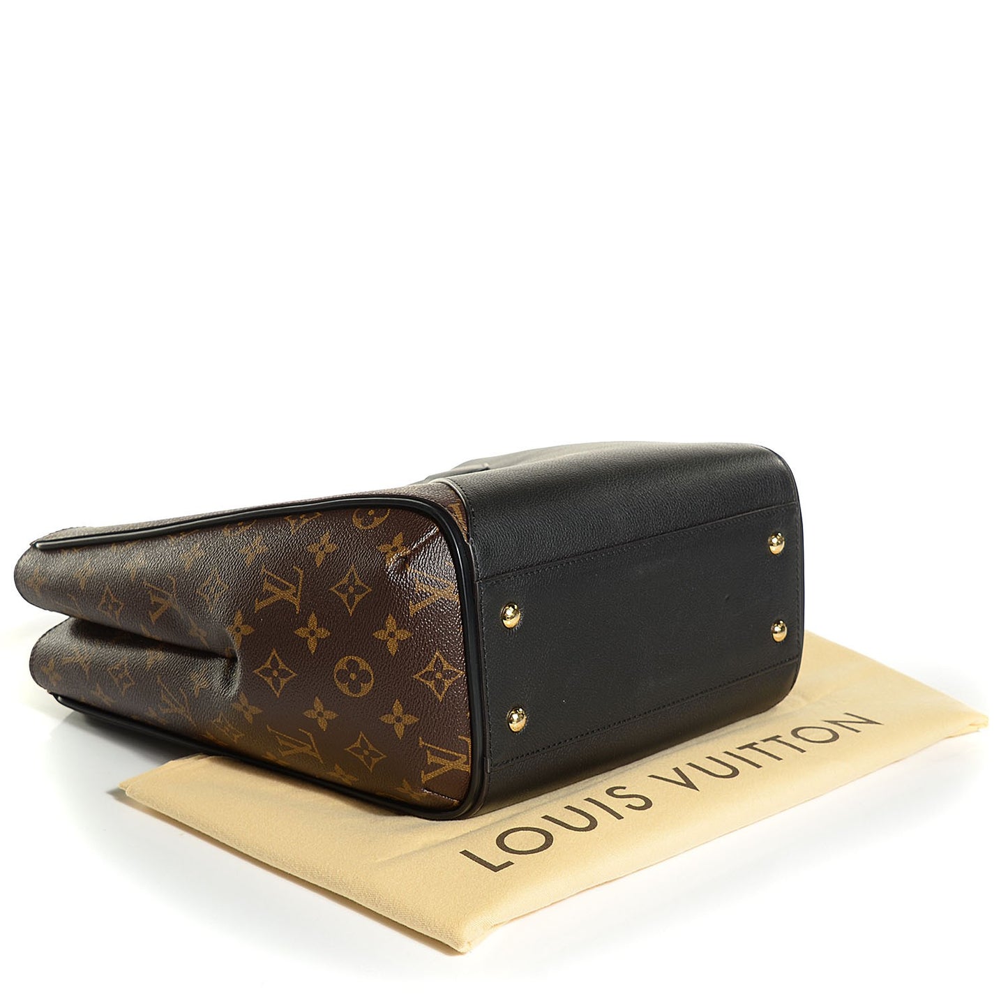 Calfskin Monogram Kimono Tote Black