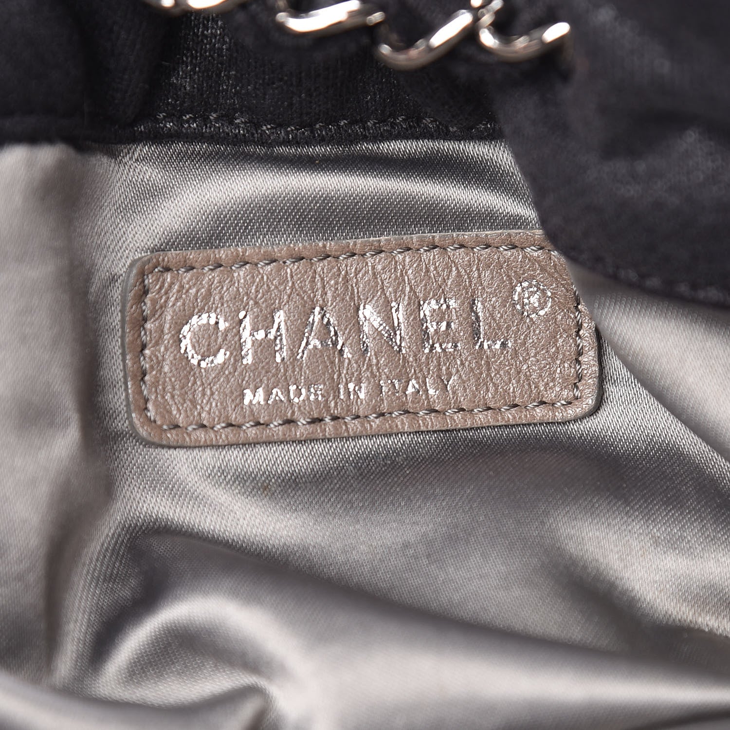 Chanel Jersey Melrose Cabas Black 8 of 10