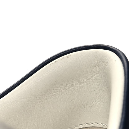 Saint Laurent Calfskin Perforated Suede SL10 Court Classic Low Top Sneakers 40 White 9 of 10