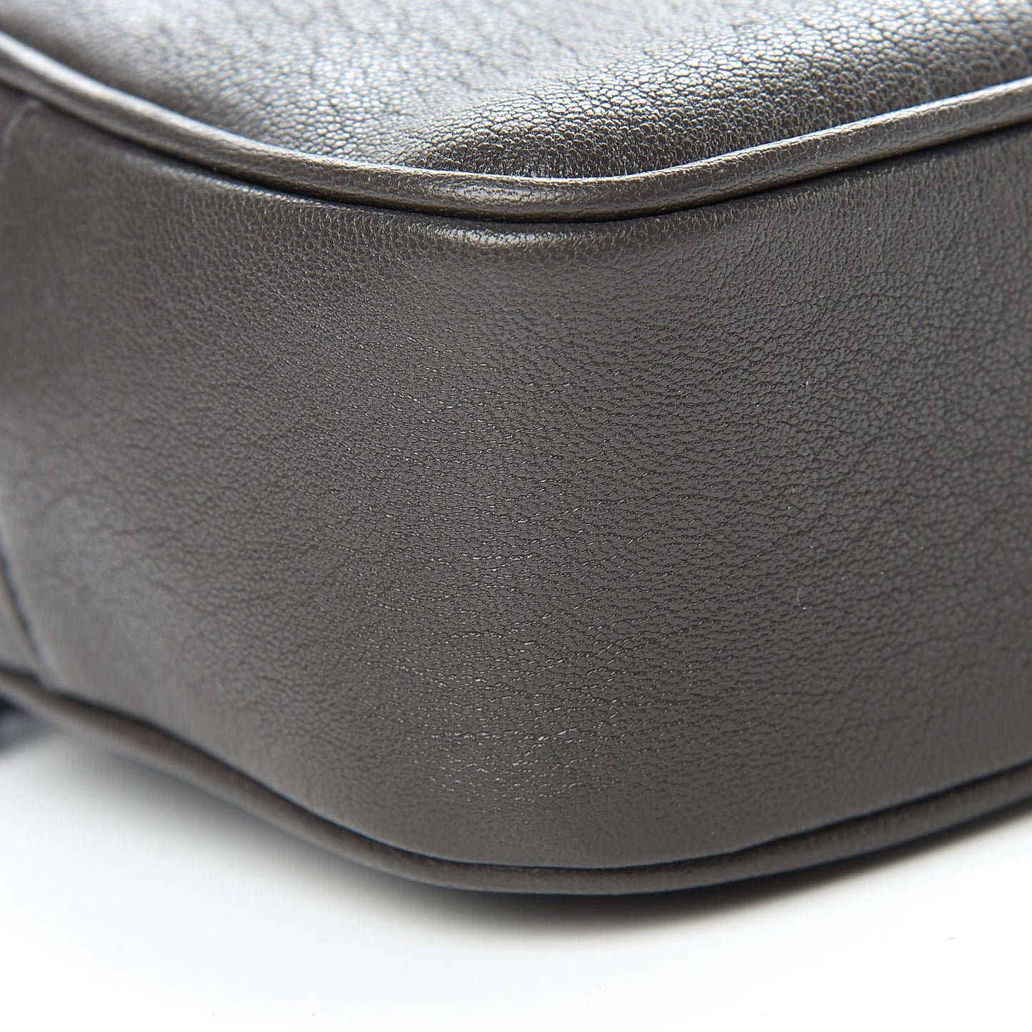 Lambskin Monogram Lou Belt Bag Asphalt