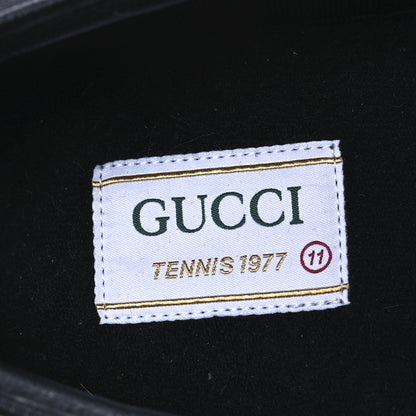 Gucci GG Nylon Mens 1977 Tennis Slip On Sneakers 11 Black 9 of 10