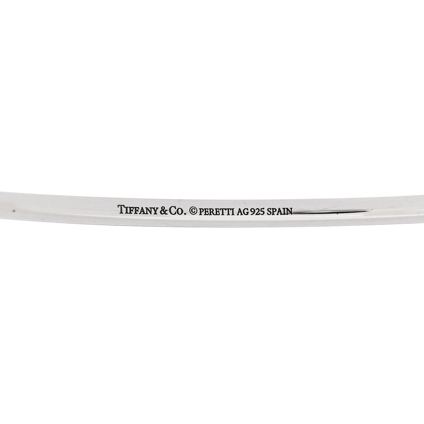 Sterling Silver Elsa Peretti Open Heart Bangle
