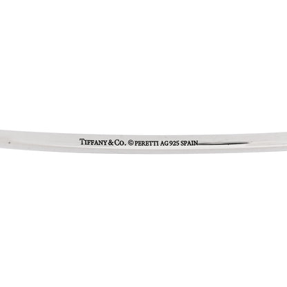 Tiffany Sterling Silver Elsa Peretti Open Heart Bangle 3 of 3