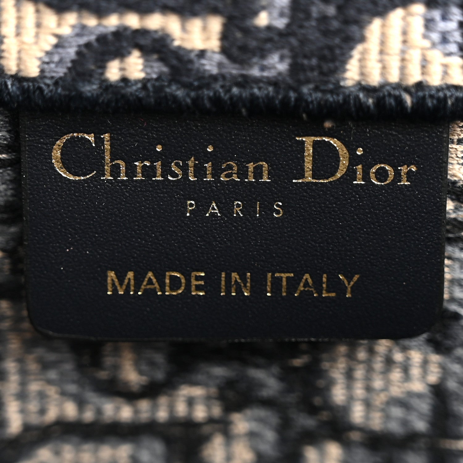 Christian Dior Oblique Medium Book Tote Blue Multicolor 6 of 12