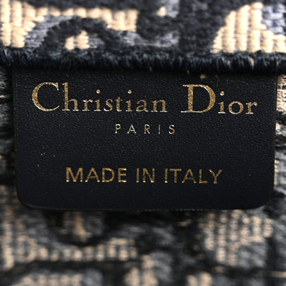 Christian Dior Oblique Medium Book Tote Blue Multicolor 6 of 12