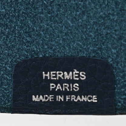 Hermes Togo Ulysse MM Notebook Cover Bleu De Prusse 5 of 6