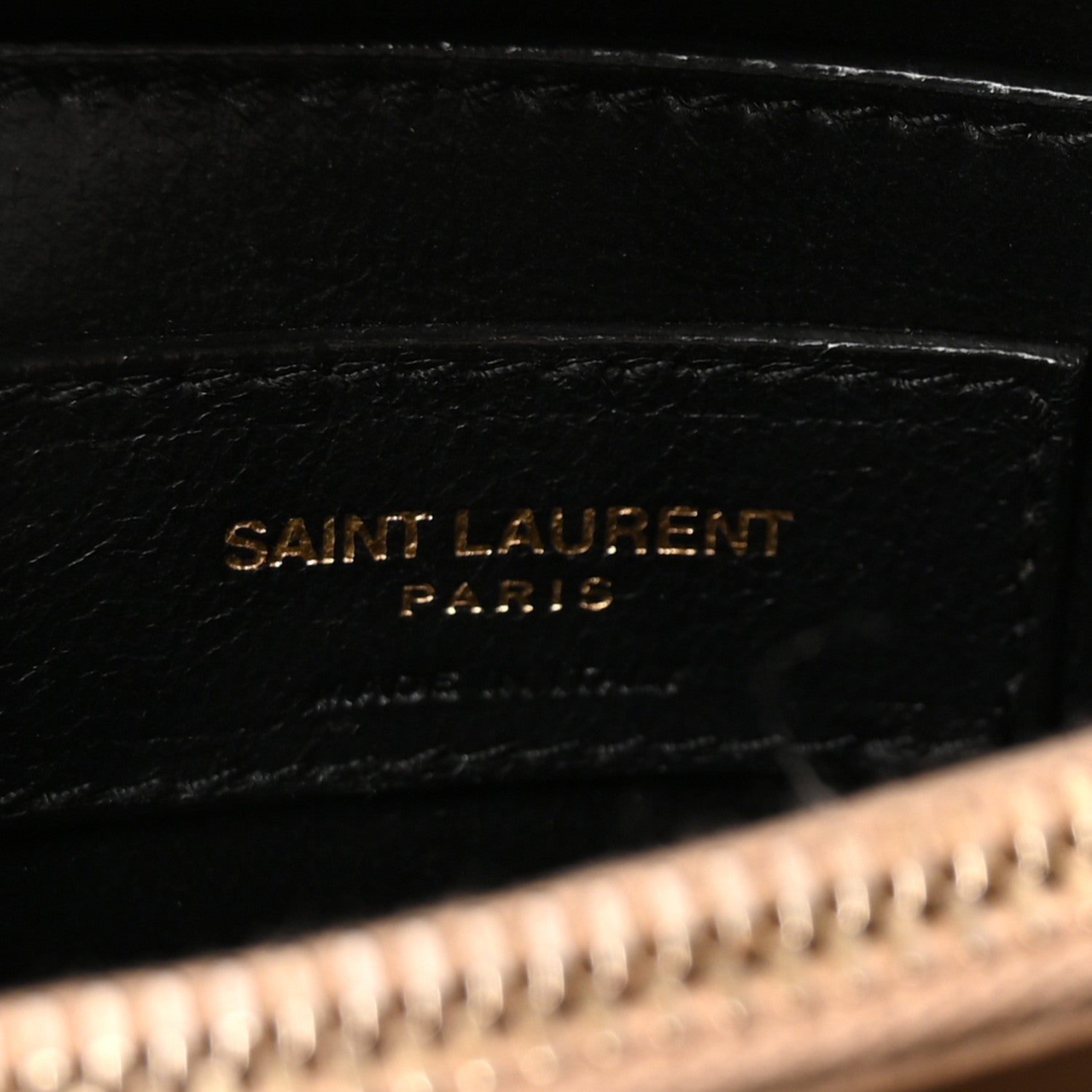 Saint Laurent Calfskin Y Quilted Monogram Small Loulou Chain Satchel Dark Beige 6 of 9
