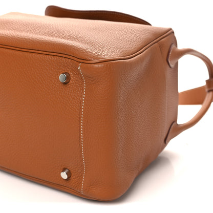 Hermes Taurillon Clemence Lindy 34 Gold 9 of 9
