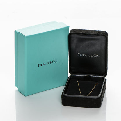 Tiffany 18K Yellow Gold Diamond .10ct Elsa Peretti Diamonds by the Yard Pendant Necklace 7 of 16