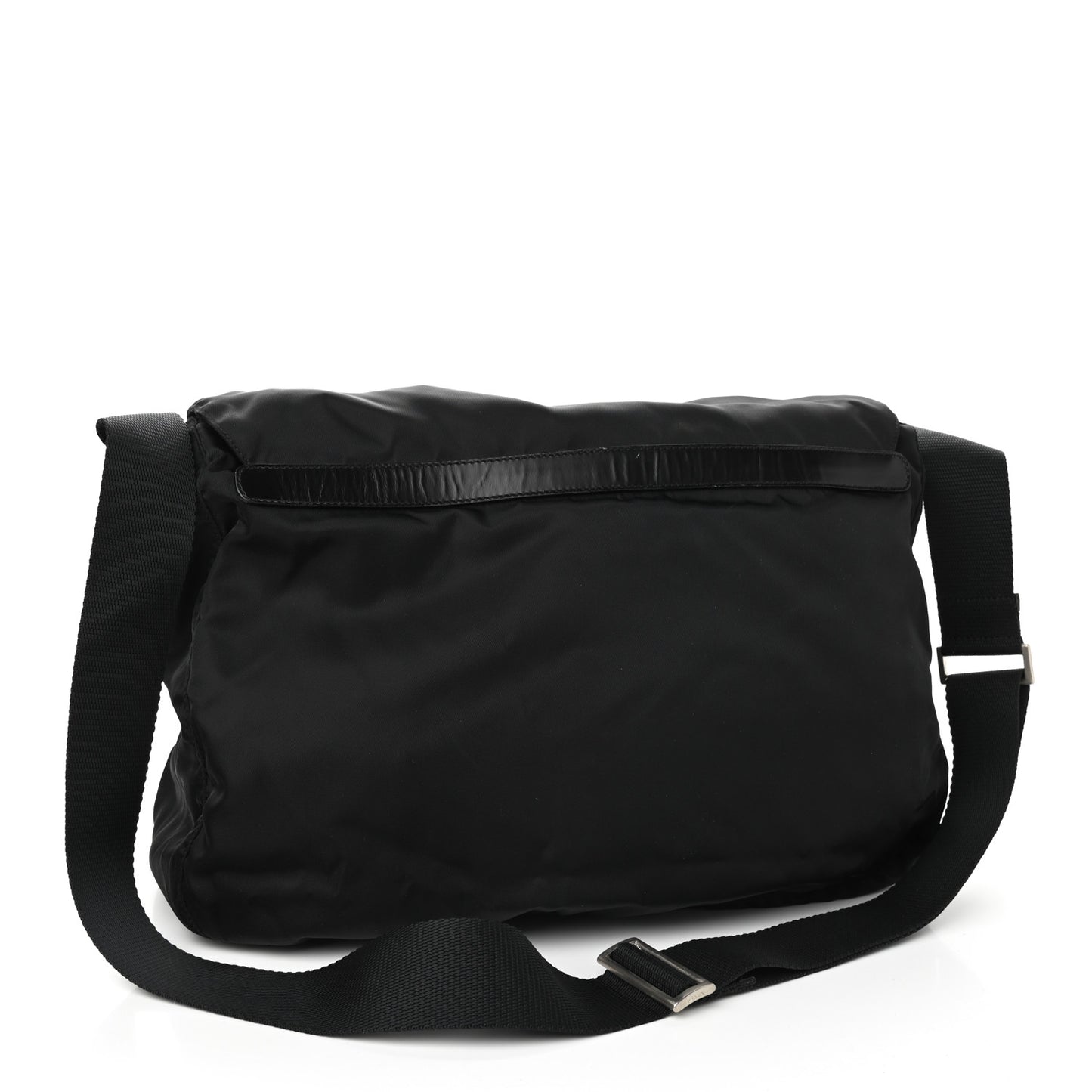 Tessuto Nylon Vela Messenger Bag Black