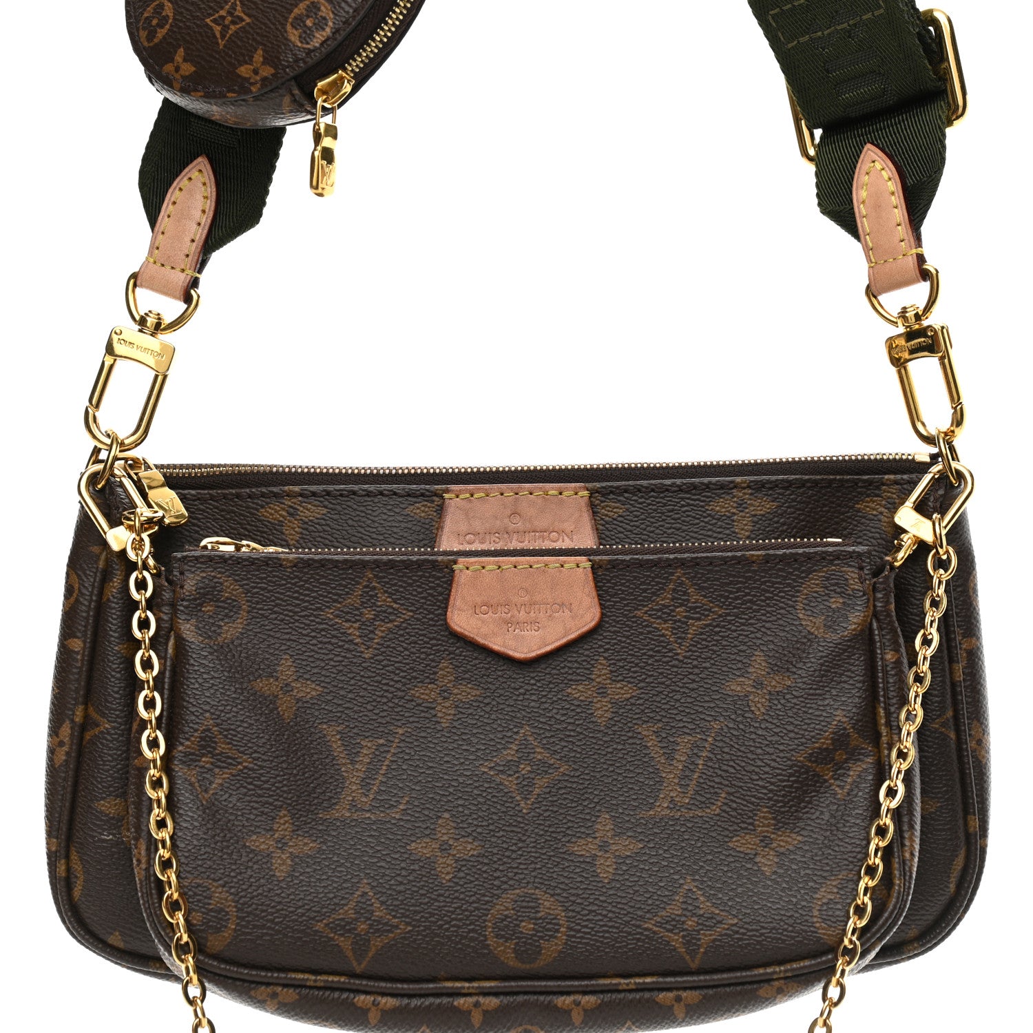 Louis Vuitton Monogram Multi Pochette Accessories Kaki 10 of 12