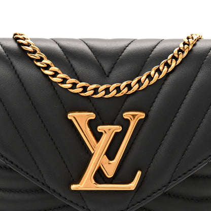 Louis Vuitton Calfskin New Wave Multi Pochette Black 7 of 11