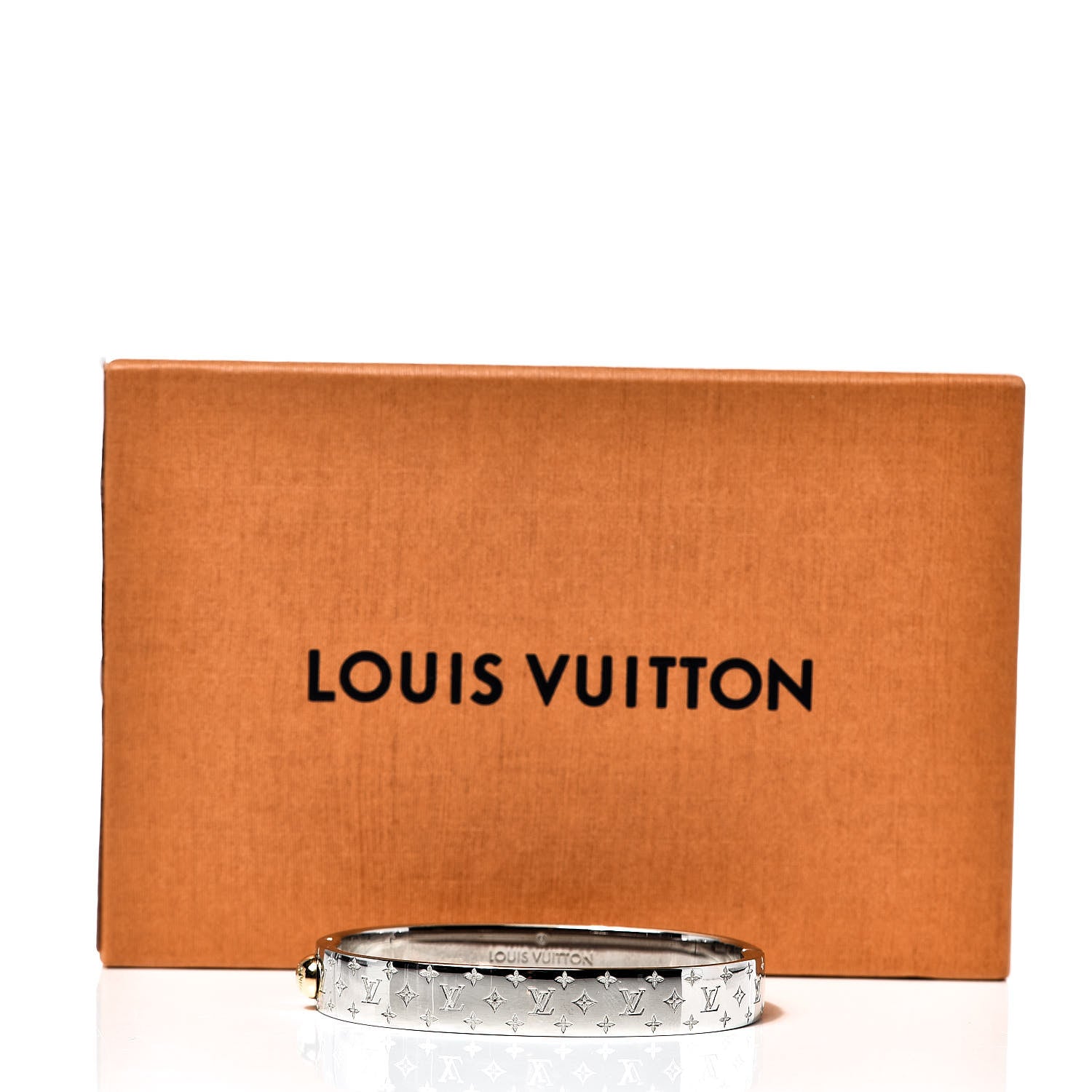 Louis Vuitton Palladium Monogram Nanogram Cuff M 7 of 7