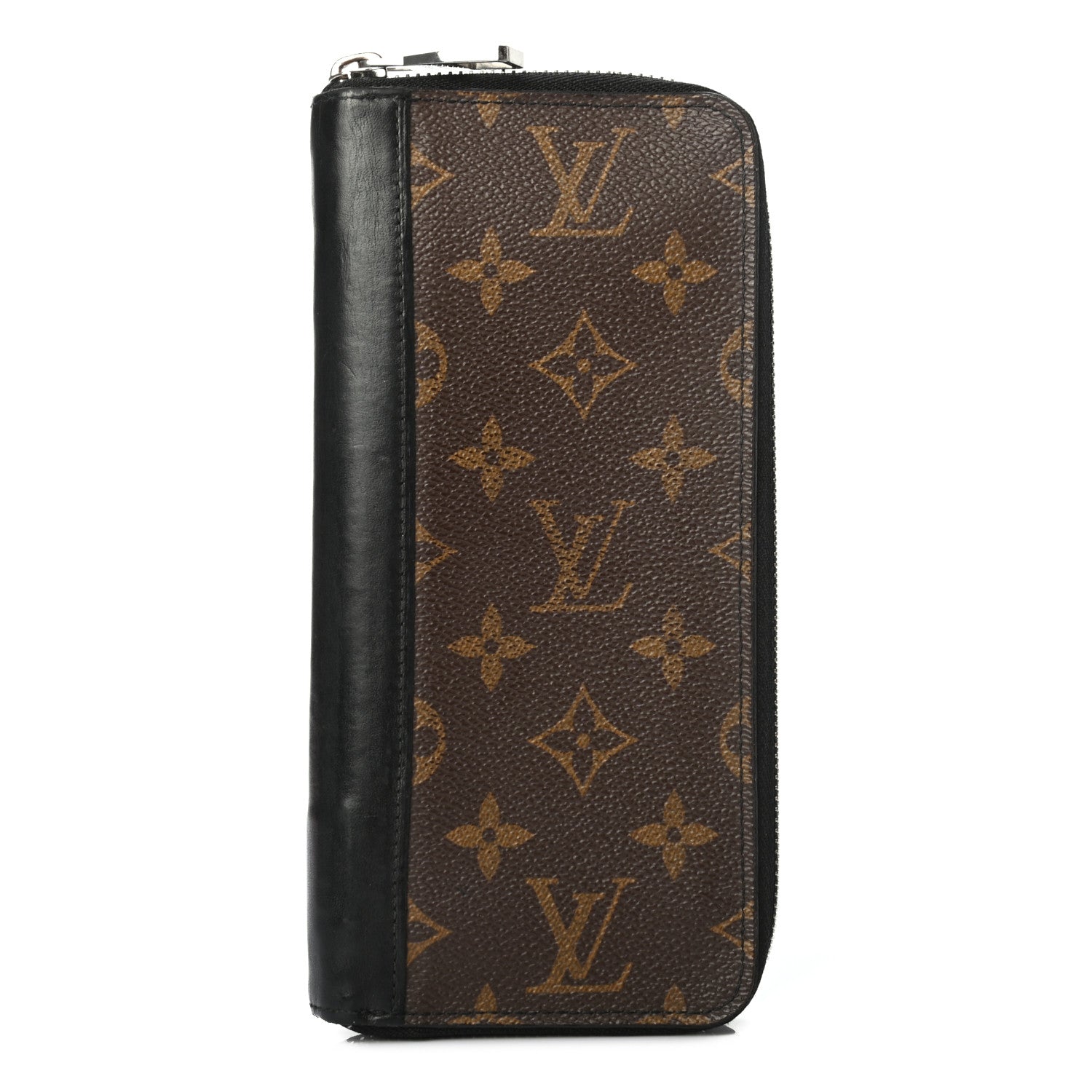 Louis Vuitton Monogram Macassar Vertical Zippy Wallet 1 of 6