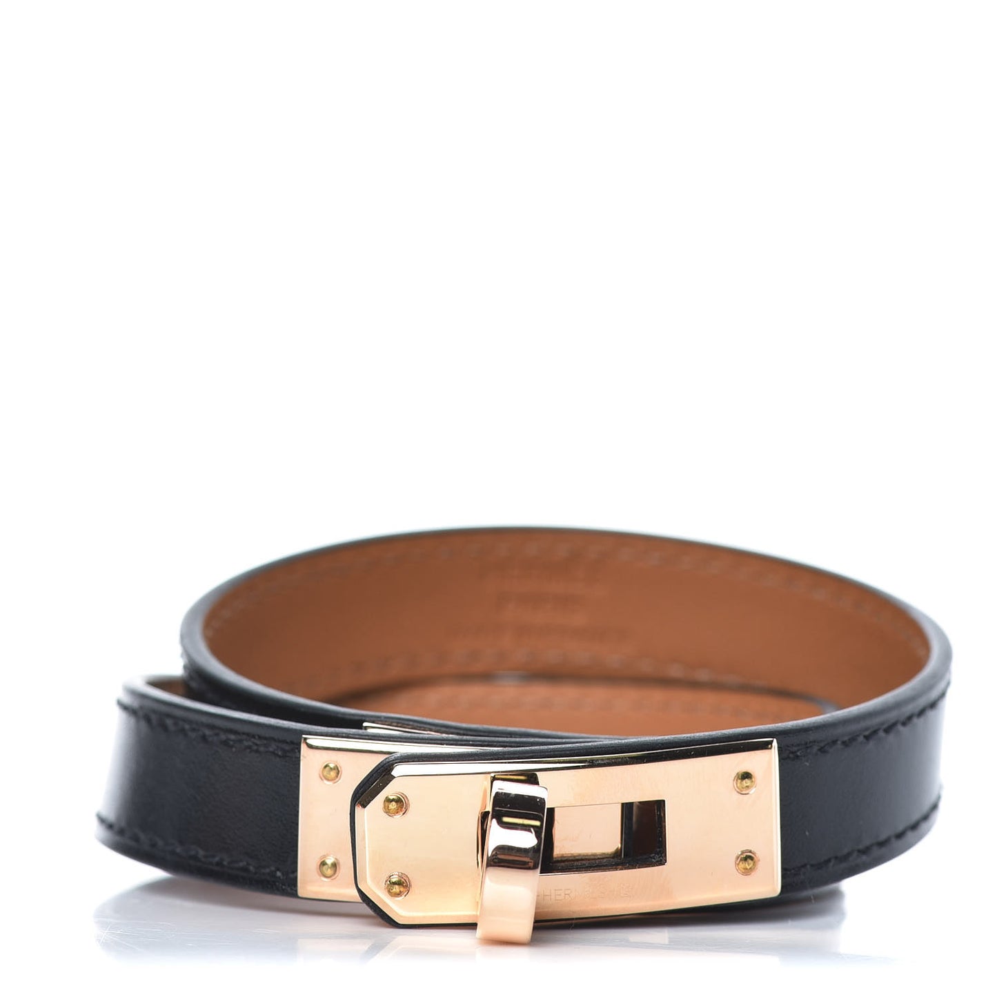 Box Kelly Double Tour Bracelet T3 Black