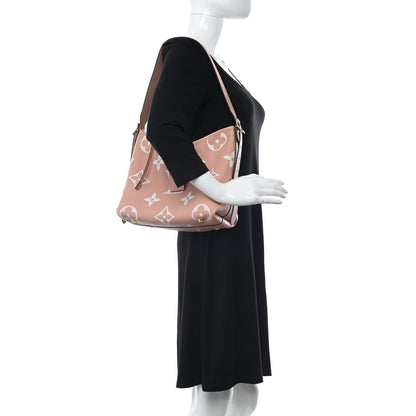 Louis Vuitton Empreinte Monogram Giant CarryAll PM Trianon Pink Cream 2 of 12