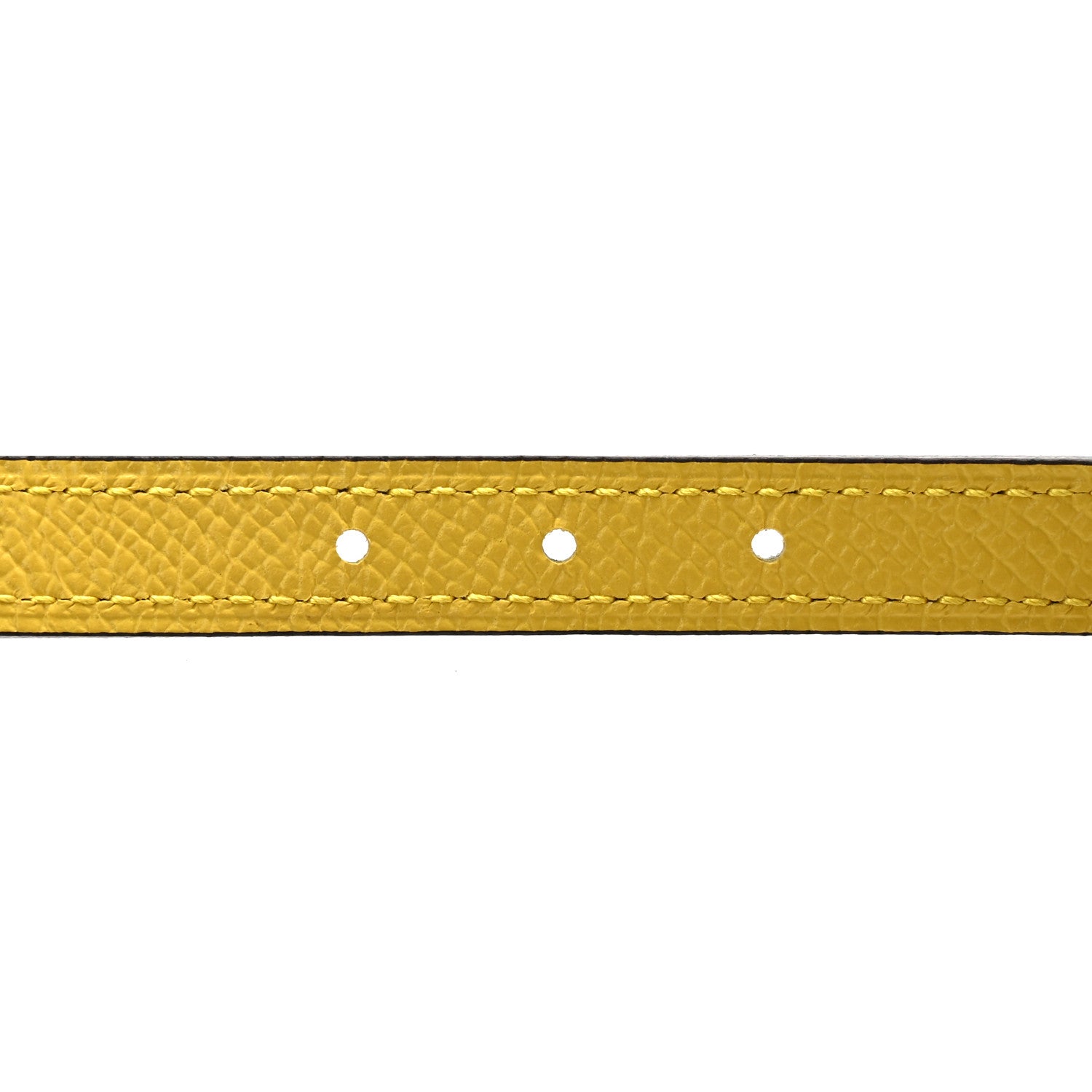 Hermes Swift Epsom 13mm Heritage Belt 75 30 Bleu Glacier Jaune De Naples 3 of 6