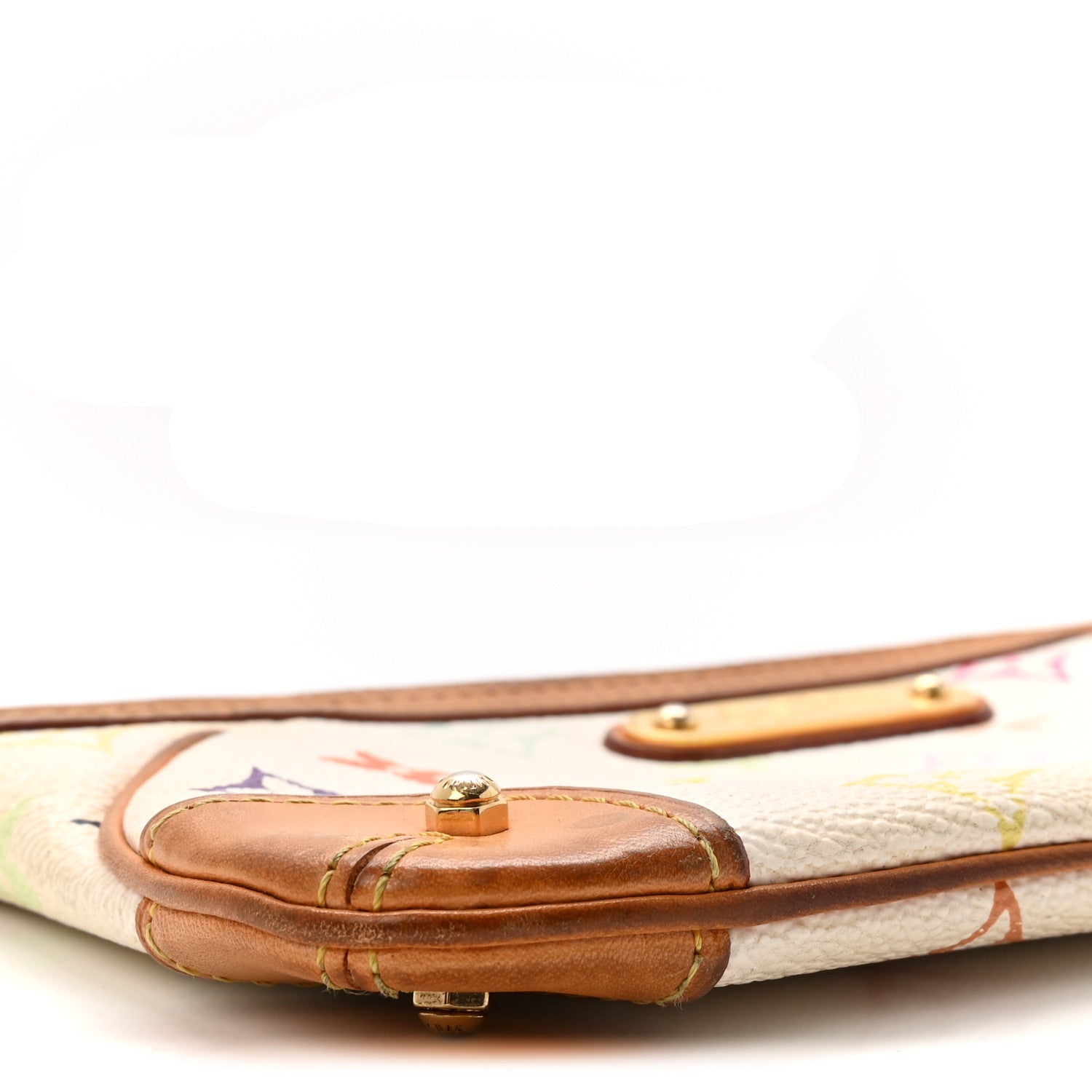 Louis Vuitton Monogram Multicolor Pochette Milla MM White 9 of 10