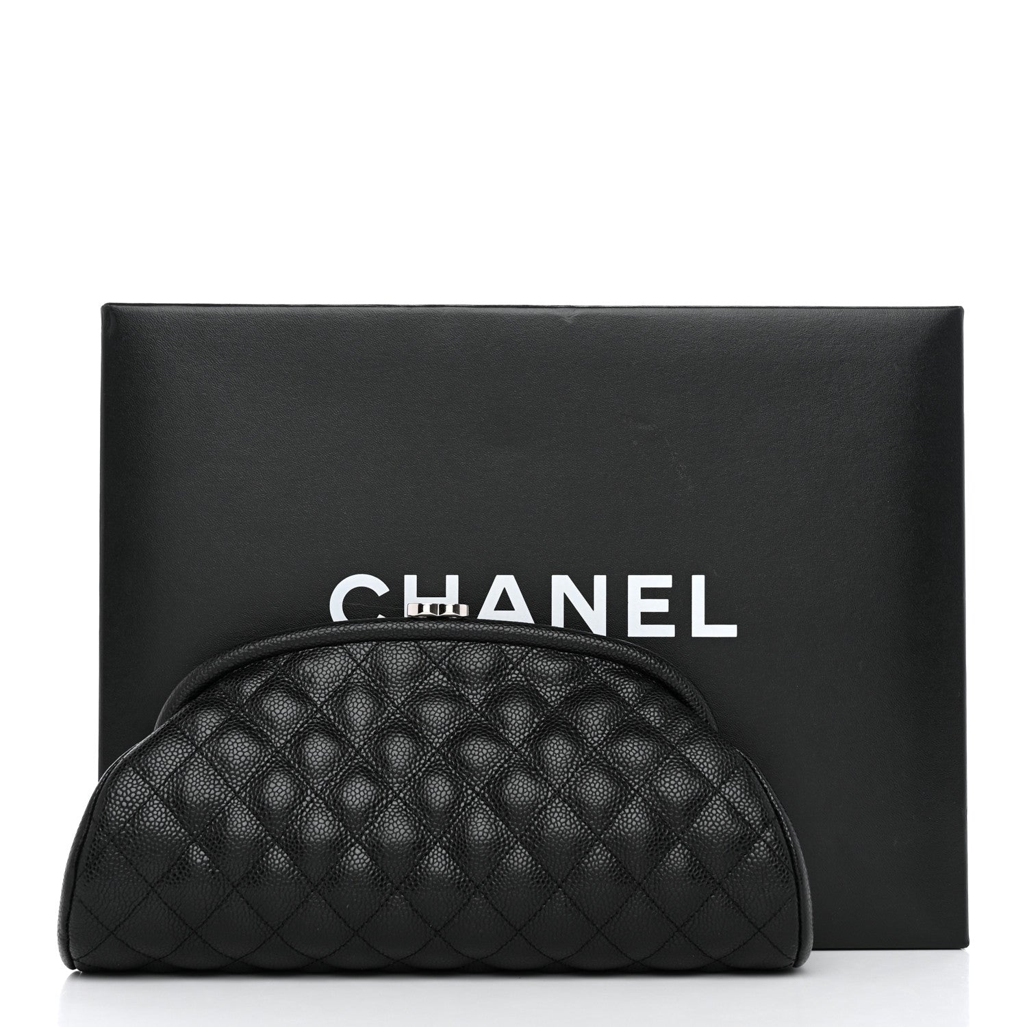 Chanel Caviar Quilted Timeless Clutch Black 8 of 8