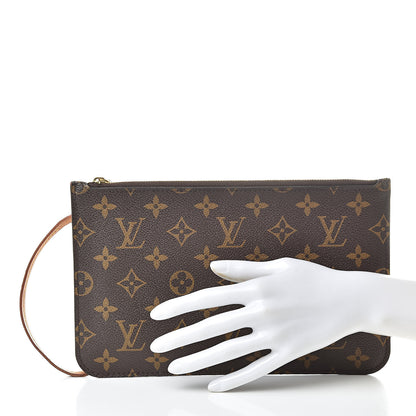 Louis Vuitton Monogram Neverfull MM GM Pochette 2 of 9