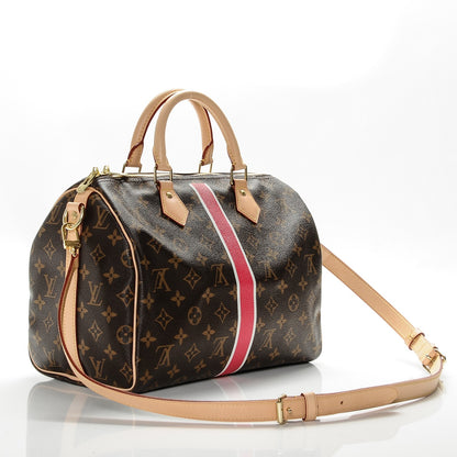 Louis Vuitton Monogram My LV Heritage Speedy Bandouliere 30 Fuchsia White 3 of 8