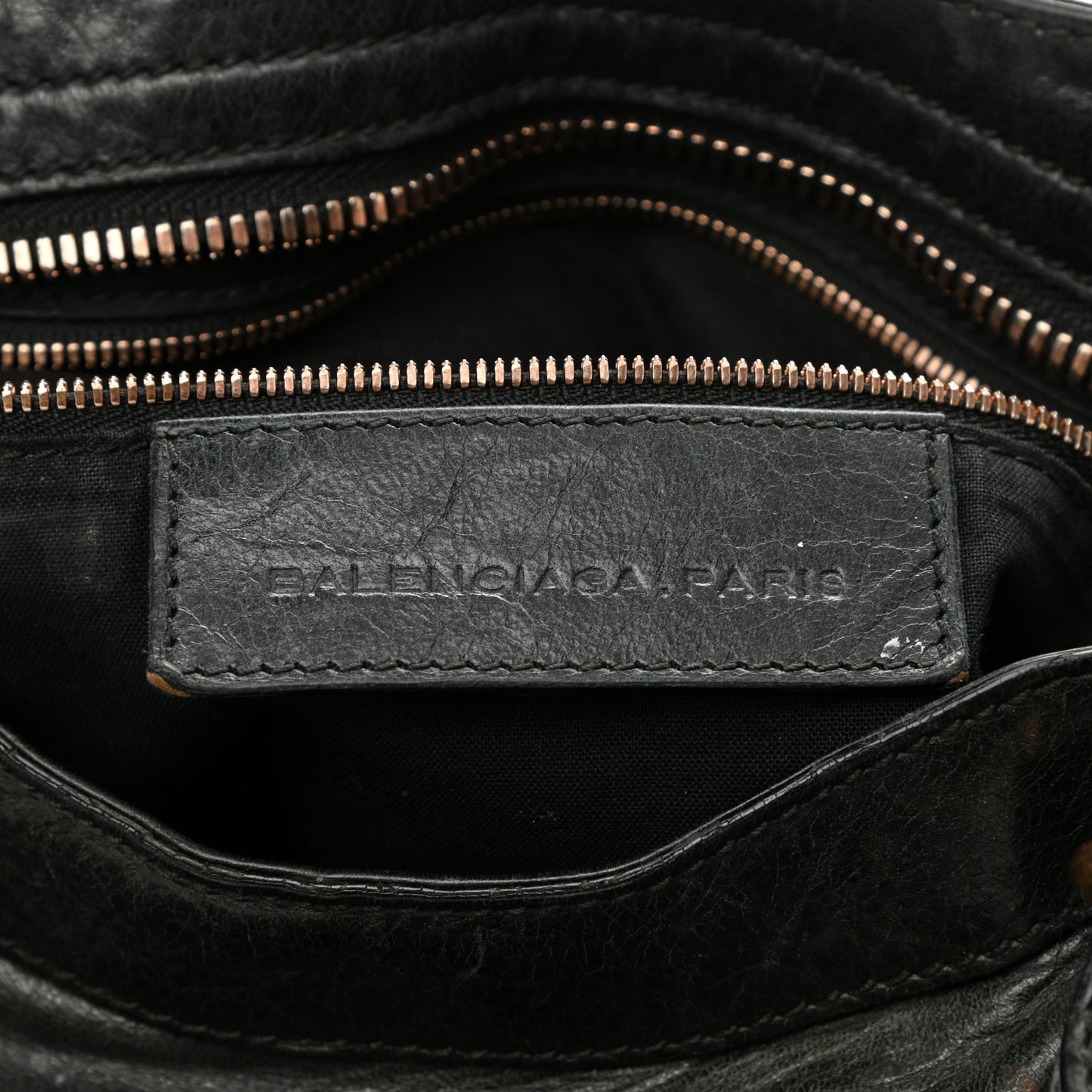 Agneau Giant 21 Rose Gold Hardware City Black
