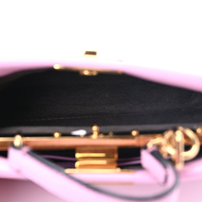 Fendi Shiny Nappa Micro Peekaboo Iconic Satchel Lavanda 6 of 8