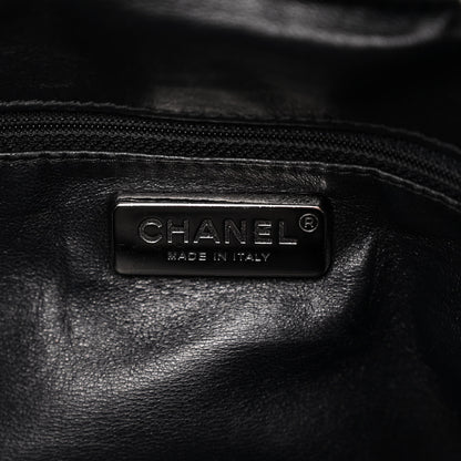 Chanel Smooth Calfskin Medium Luxe Ligne Bowler Black 6 of 9