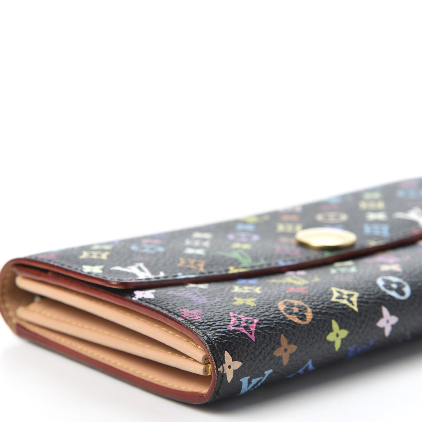 Monogram Multicolor Sarah Wallet Black