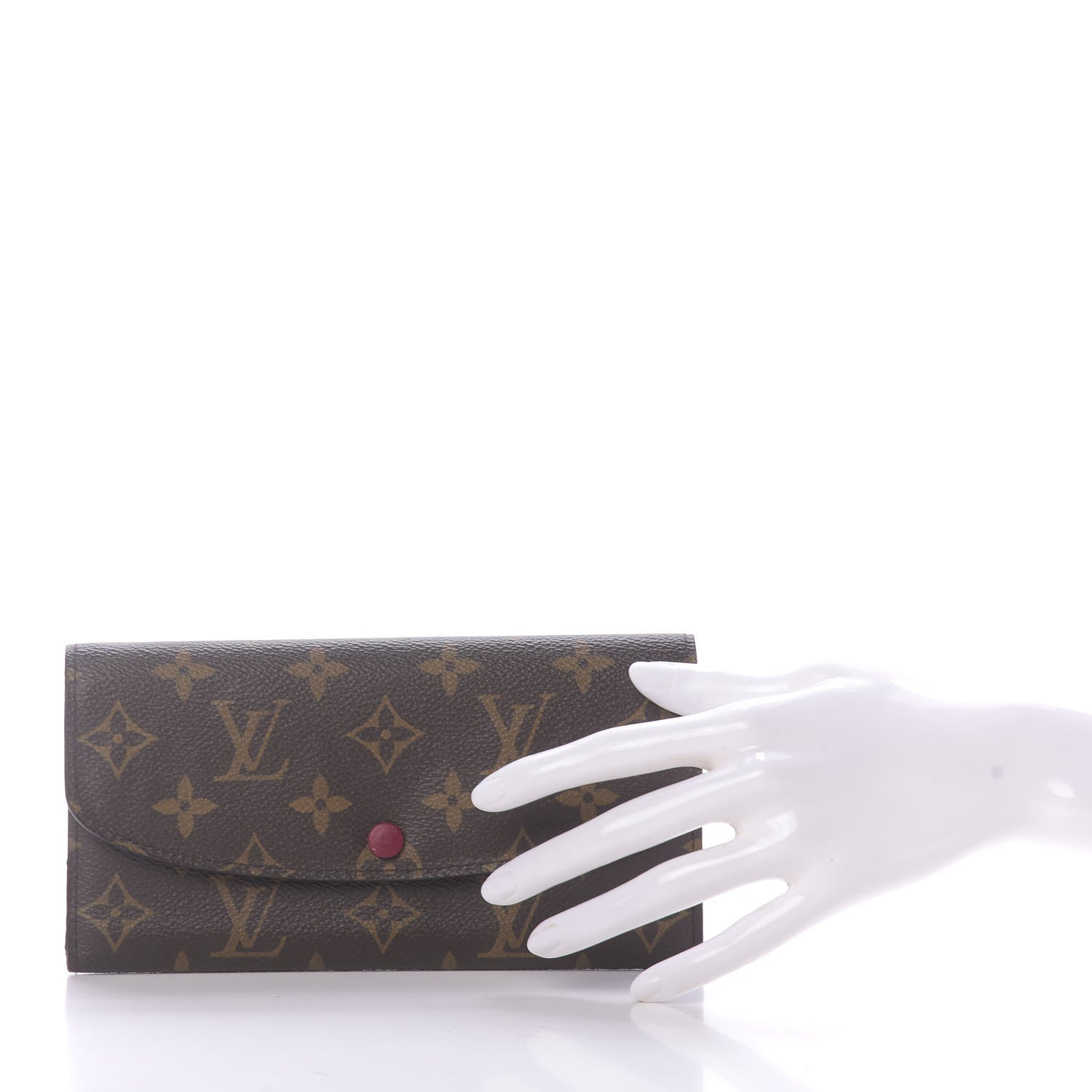 Louis Vuitton Monogram Emilie Wallet Fuchsia 2 of 10