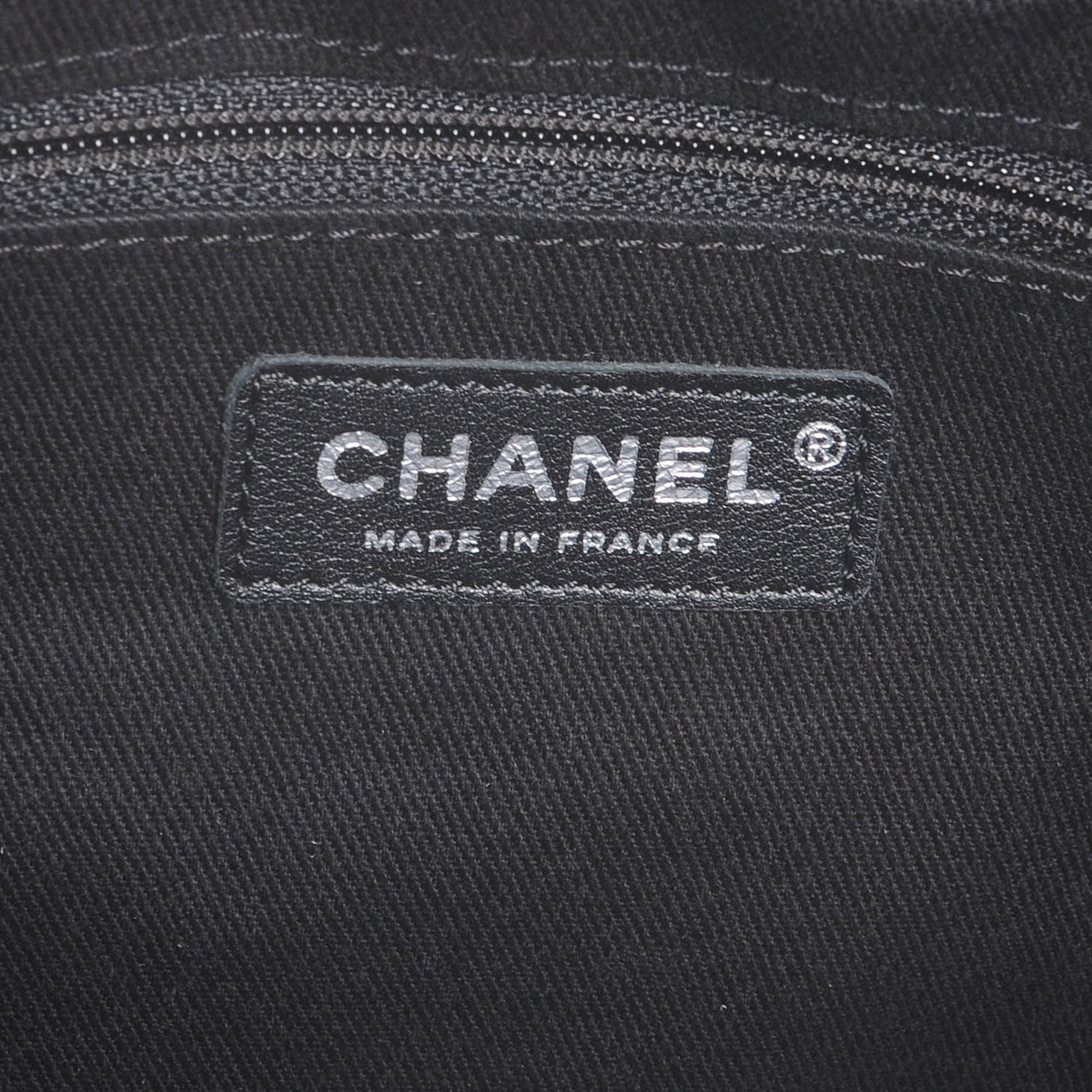 Chanel Caviar Timeless CC Tote Dark Silver 5 of 7