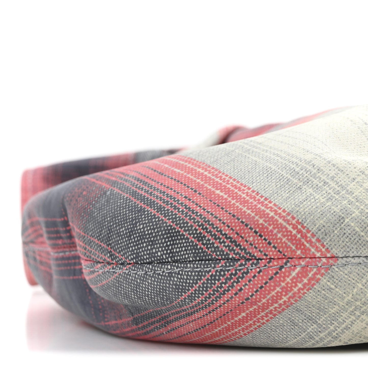 Nappa Tartan Shirt Effect Mini Jodie Grey Red