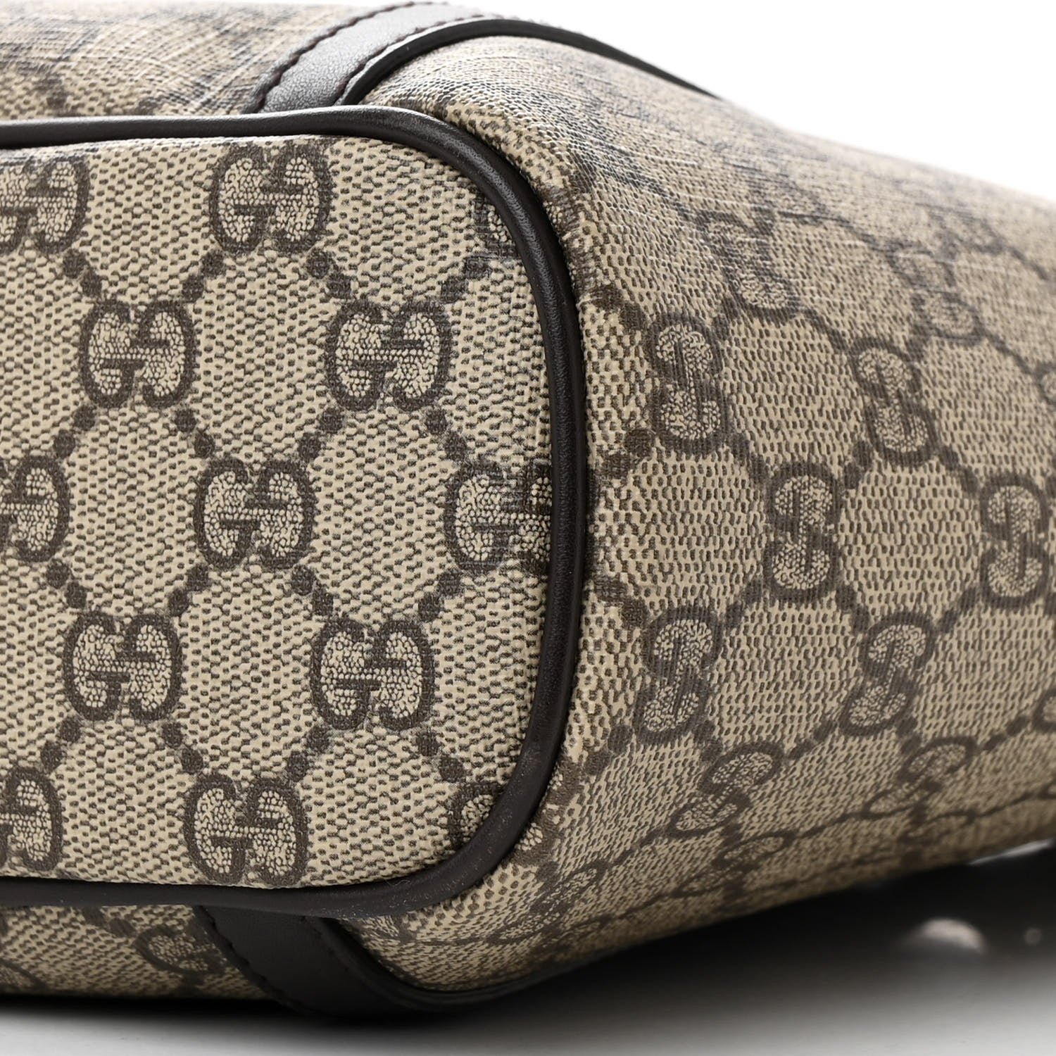Gucci GG Supreme Monogram Medium Joy Tote Dark Brown 10 of 11