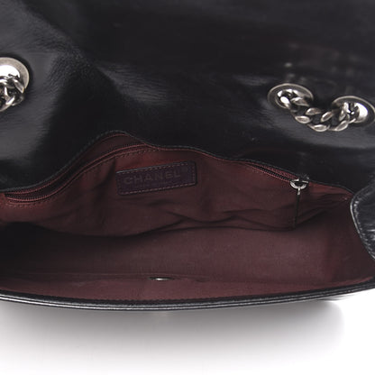 Chanel Glazed Calfskin Quilted Medium Coco Boy Flap Black 4 of 18