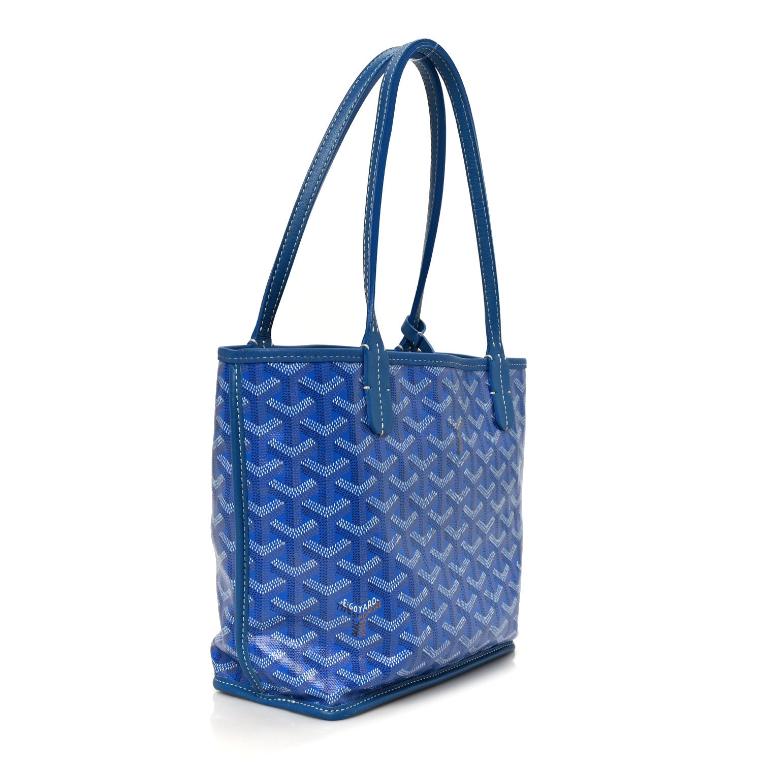 Goyard Goyardine Reversible Mini Anjou Sky Blue 5 of 20