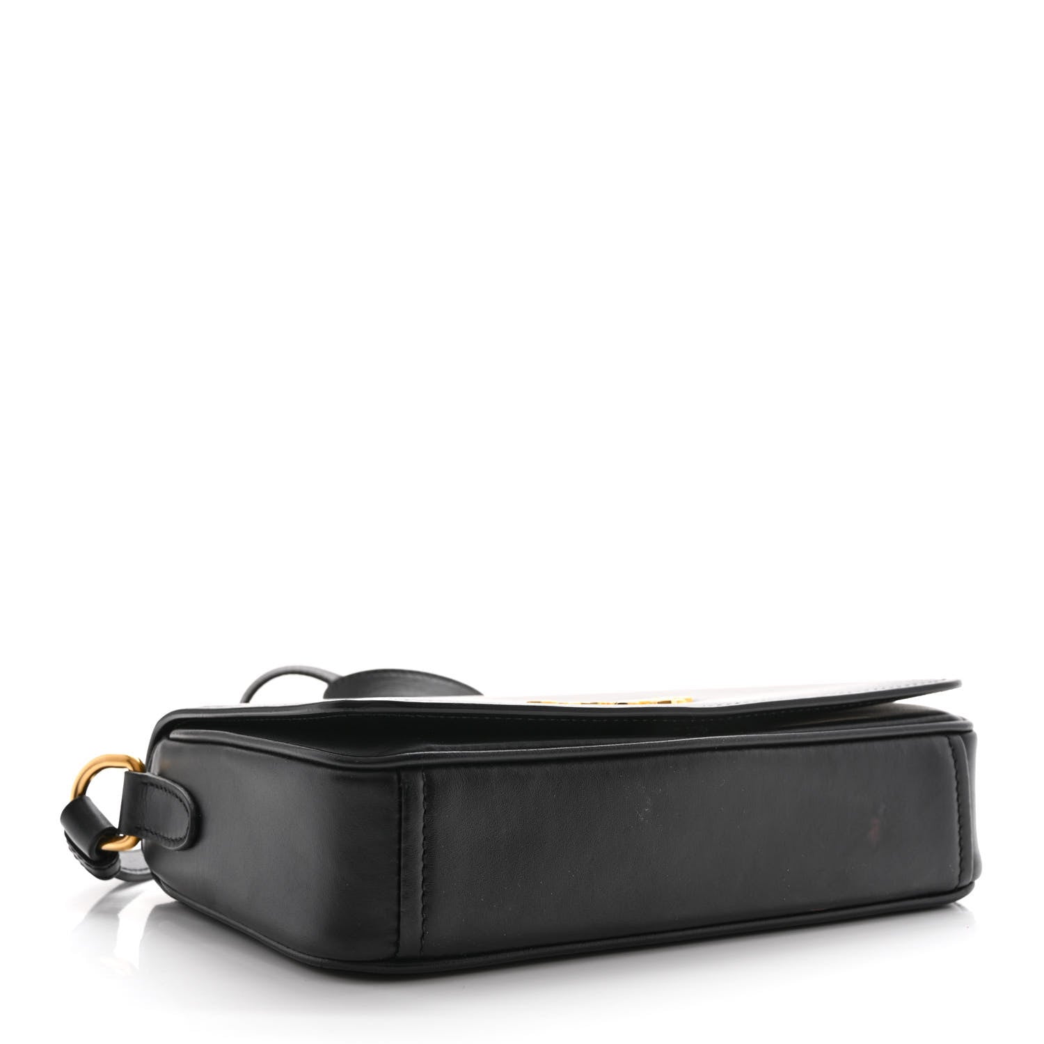 Prada City Calfskin Flap Crossbody Black 4 of 13